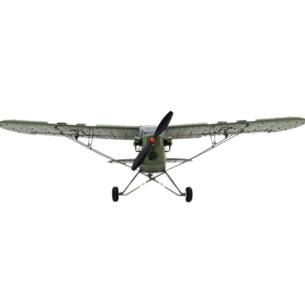 1/16 RC Airplane WWII PIPER J-3 CUB RC 4CH Brushless Fixed-wing Aircraft Model Military Plane Toy (RTF Version)