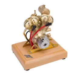 R28 4.3CC Mini OHV V-Twin V2 Engine Double-cylinder Four-stroke Motorcycle Gasoline IC Engine Model