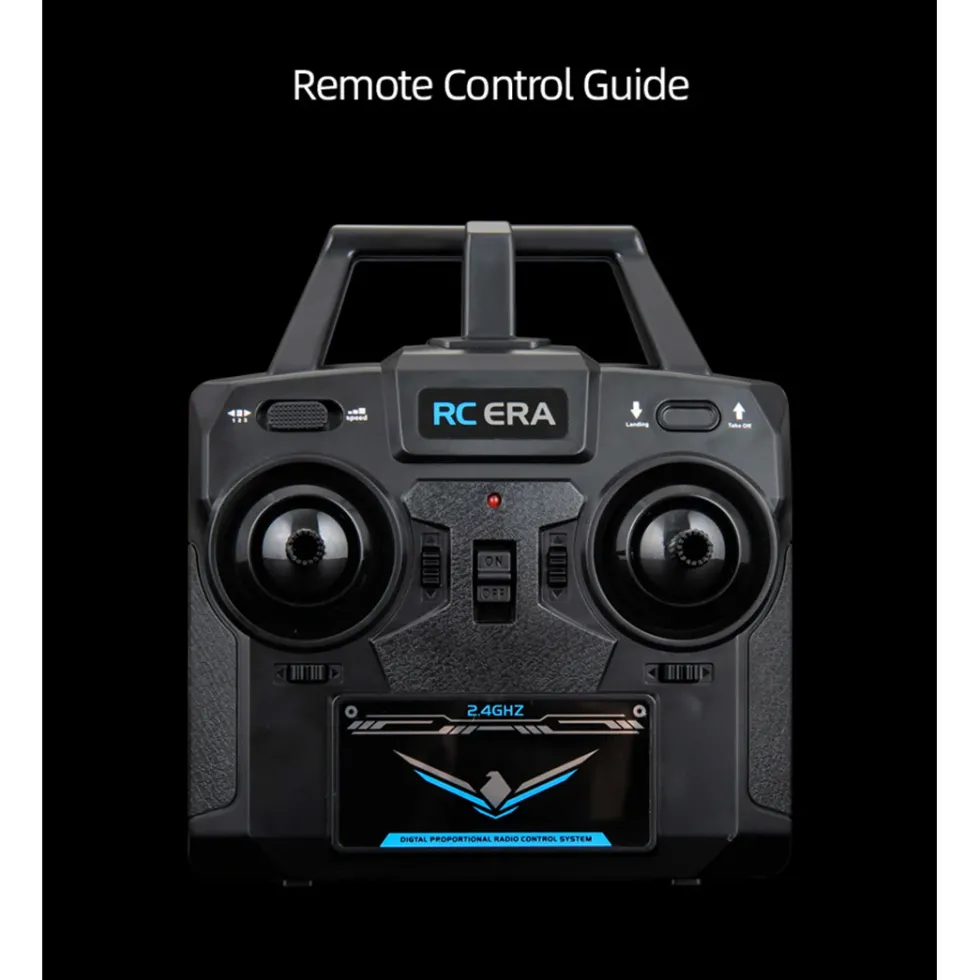 RC ERA A61 1/52 Scale Airwolf 2.4G 4CH Single Rotor Flybarless Mini RC Helicopter Model with Optical Flow Altitude Hold RTF