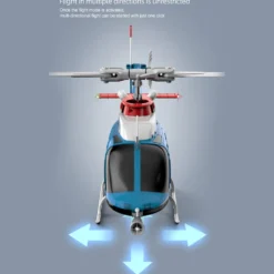 RC ERA C138PRO 1/33 Scale Bell 206 2.4G 6CH Flybarless Single-Rotor RC Helicopter Model with One-Touch Inverted Flight (RTF Version/Police Livery)