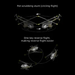 RC ERA C180 1/25 Scale 2.4G 6CH Single Rotor Flybarless RC Helicopter Model with Barometer, TOF LiDAR Altitude Hold & Optical Flow Positioning (RTF Version)