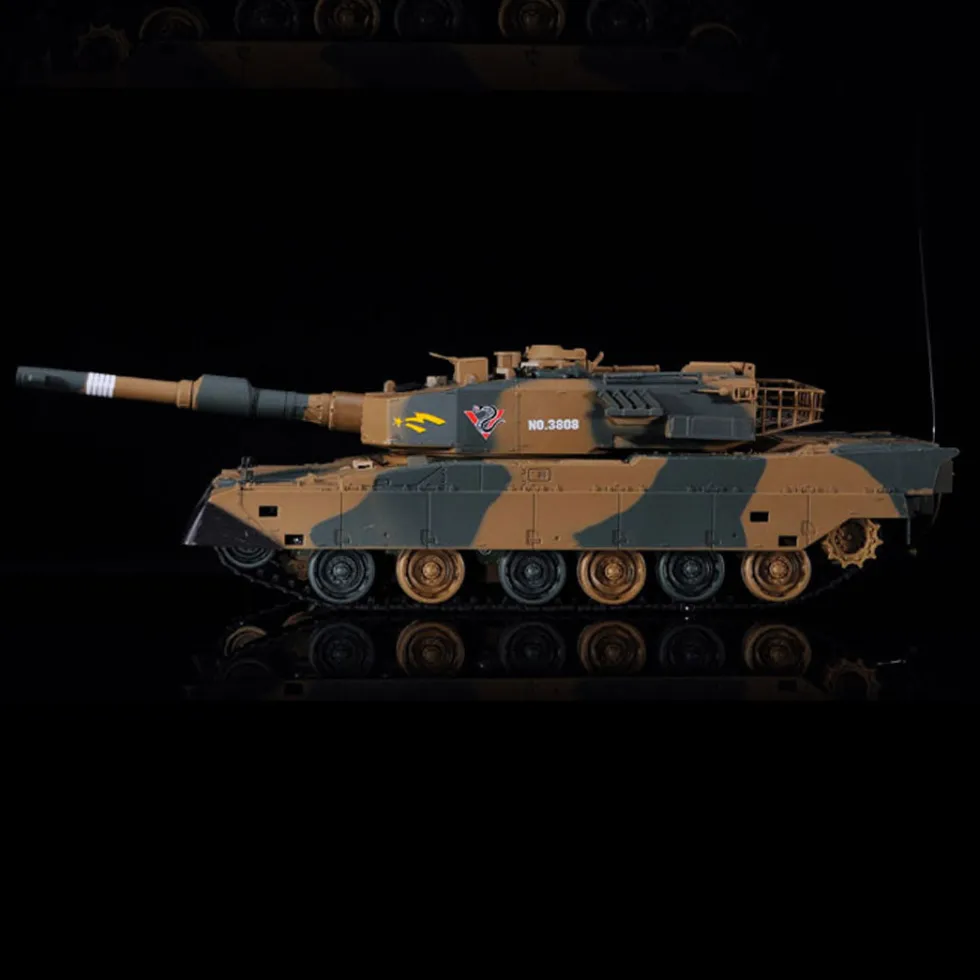 1/24 RC Tank German Leopard2 A5 Tank Model Military Vehicle Model Toys with Lights&Sounds