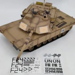 1/16 RC Tank 2.4G M1A2 RC Main Battle Tank Military Model (Upgraded Version/Yellow Ochre)
