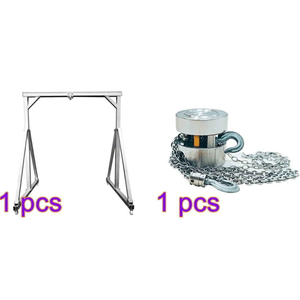 Realistic Stainless Steel Chain Sling with Hook for 1/12 and 1/14 Scale Car Model