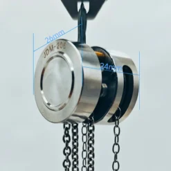 Realistic Stainless Steel Chain Sling with Hook for 1/12 and 1/14 Scale Car Model