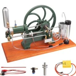 RETROL Antique 4-Stroke Hot-bulb Engine Simulation Horizontal Water-cooled Gasoline Tractor Engine Internal Combustion Engine Model Collection