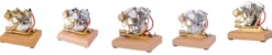RETROL 4.2CC V-Twin Double-cylinder Four-stroke Gasoline Engine Internal Combustion Engine Model for Motorcycle-Gift Collection