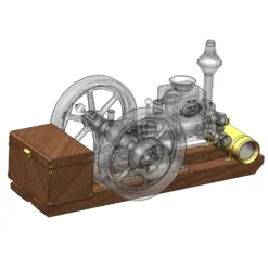 RETROL HM-01 Hit and Miss Stationary Engine Full Set with Transport Cart Frame