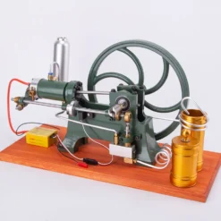 RETROL Horizontal Mill Engine Stationary Steam Engine Hot-bulb Engine Look 4-Stroke Water-cooling Gasoline Engine IC Engine Model