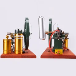 RETROL Horizontal Mill Engine Stationary Steam Engine Hot-bulb Engine Look 4-Stroke Water-cooling Gasoline Engine IC Engine Model