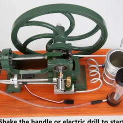 RETROL Horizontal Mill Engine Stationary Steam Engine Hot-bulb Engine Look 4-Stroke Water-cooling Gasoline Engine IC Engine Model