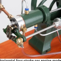 RETROL Horizontal Mill Engine Stationary Steam Engine Hot-bulb Engine Look 4-Stroke Water-cooling Gasoline Engine IC Engine Model