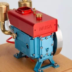 RETROL MUSA 1/8 2.2cc Mini Evaporative Water-cooled Single-cylinder Four-stroke Gasoline Engine Internal Combustion Engine Model - Speed Up to 12000rpm