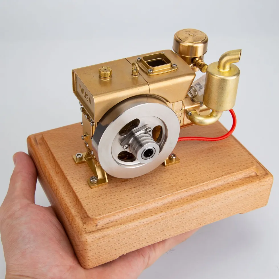 RETROL MUSA 1/8 2.2cc Mini Evaporative Water-cooled Single-cylinder Four-stroke Gasoline Engine Internal Combustion Engine Model - Speed Up to 12000rpm