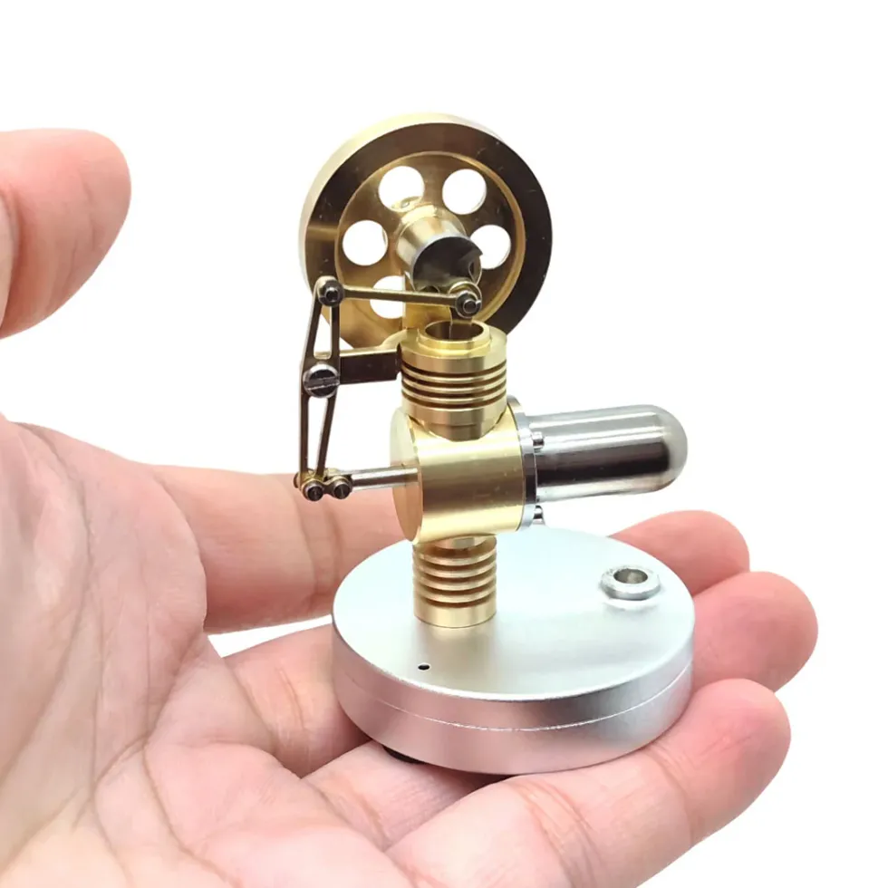 RETROL & OKMO Mini Stirling Hot Air External Combustion Engine Model-Educational Science Toy & Desk Decor
