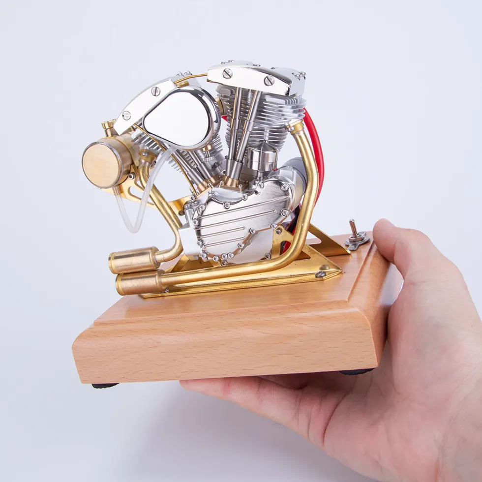 RETROL R32 4.2CC OHV V-Twin Model V2 Four-stroke Gasoline Engine Motorcycle Engine Internal Combustion Engine Model
