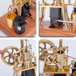 RETROL R01 1/12 Scale Hot Air Pumping Engine Model Water-cooled Stirling External Combustion Engine Mechanical Toy Set