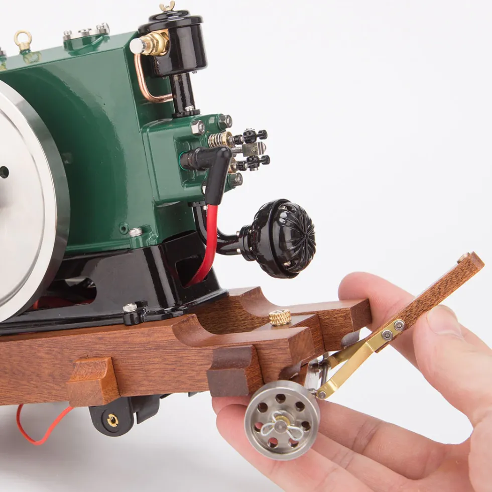 RETROL 1/8 Scale 3.6CC Mini Vintage Single Cylinder 4-Stroke Working Gasoline Engine Model