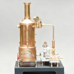 RETROL SE-03 Working Stationary Mill Steam Engine Model Kit with Boiler, Generator and Lamp Stand