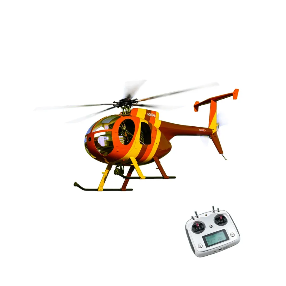 ROBAN MD500 470 Class 2.4GHz 6CH Five-Wing RC Helicopter Model with GPS Positioning Searchlight and Adjustable Left/Right-Handed Controls (RTF Version)
