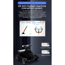 ROS Mecanum Wheel Intelligent Robot Car With LiDAR, Mapping Navigation & Depth Camera