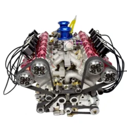 RUIFEIYA 1:4 Scale V10 Gas Engine Model - 150cc DOHC 40-Valve 4-Stroke 3-Ring Water-Cooled Internal Combustion Engine