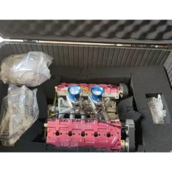 RUIFEIYA 1:4 Scale V10 Gas Engine Model - 150cc DOHC 40-Valve 4-Stroke 3-Ring Water-Cooled Internal Combustion Engine