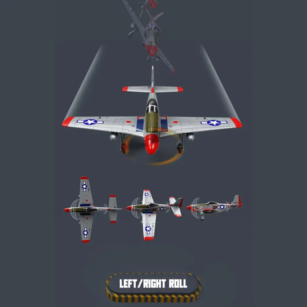 1/16 Scale 2.4G Brushless 685mm Wingspan RC EPP Fixed Wing Aircraft Model with 3 Flight Modes Gift for Boys