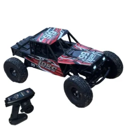 1/18 Scale 2.4G 3CH 4WD Tube Chassis Off-Road RC Car Model with Flip-up Headlights