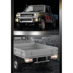 1/14 Scale 2.4G Full-Proportional RC Pickup Truck with Independent Suspension and Adjustable Gear Settings