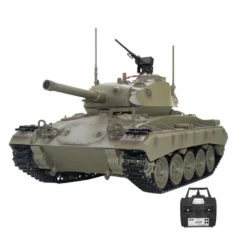 1/16 Scale 2.4G RC US M24 Light Tank Model With Smoke and Sound Effects