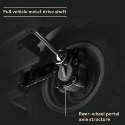 1/12 Scale 2.4G Type 82 RC Barrel Vehicle Model with 4-Wheel Independent Suspension