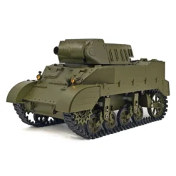 1/16 Scale 2.4G U.S. M8 Self-Propelled Howitzer RC Simulation Tank Model with Sound and Lights, Telescoping Smoke, Dual-Speed Modes