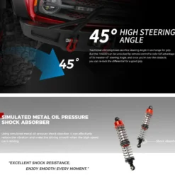 1/10 Scale 2.4G 4WD RC Off-Road Car RTR Version
