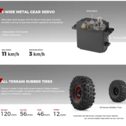 1/10 Scale 2.4G 4WD RC Off-Road Car RTR Version