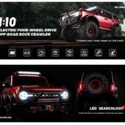 1/10 Scale 2.4G 4WD RC Off-Road Car RTR Version