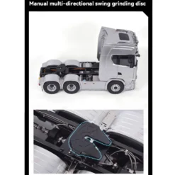 1/14 Scale 2.4G 6x6 All Wheel Drive Full-proportional RC Tractor Truck with 2-Speed and Realistic Sound and lights Gift for Boys