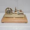S10 1.7CC Mini Retro Horizontal Single-cylinder Reciprocating Double-acting Mill Steam Engine Model Toys with Speed Reducer