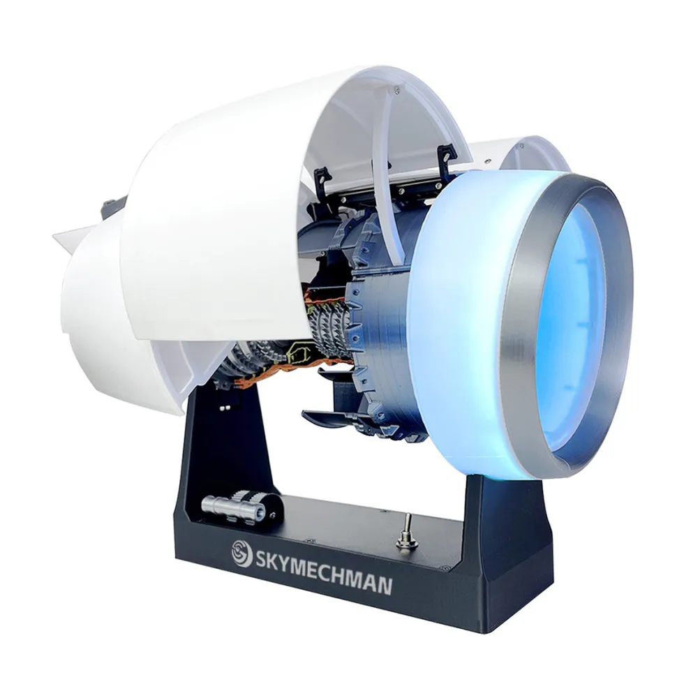 SKYMECHMAN 1/24 Scale A38X Turbofan Engine Model Kit - Build Your Own Turbofan Engine that Works