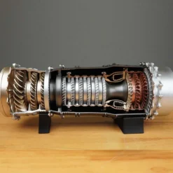 SKYMECH 1/20 Turbofan Engine Model Kit - Build Your Own Turbofan Engine that Works - WS-15 DIY Turbofan Frighter Engine 150+Pcs