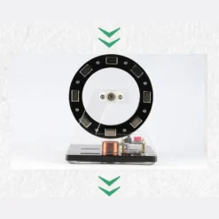 Small Hall Sensor Motor Model - Brushless Ferris Wheel Demonstrator, Bedini Style - Low Power Consumption High Speed Tech Desk Decor