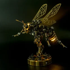 Sound Control 3D Puzzle Model Kit Mechanical Wasp Metal Assembly DIY Model Jigsaw Crafts
