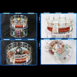 Stark Tesla's Egg of Columbus AC Motor Tesla Coil Motor Science Motor Model