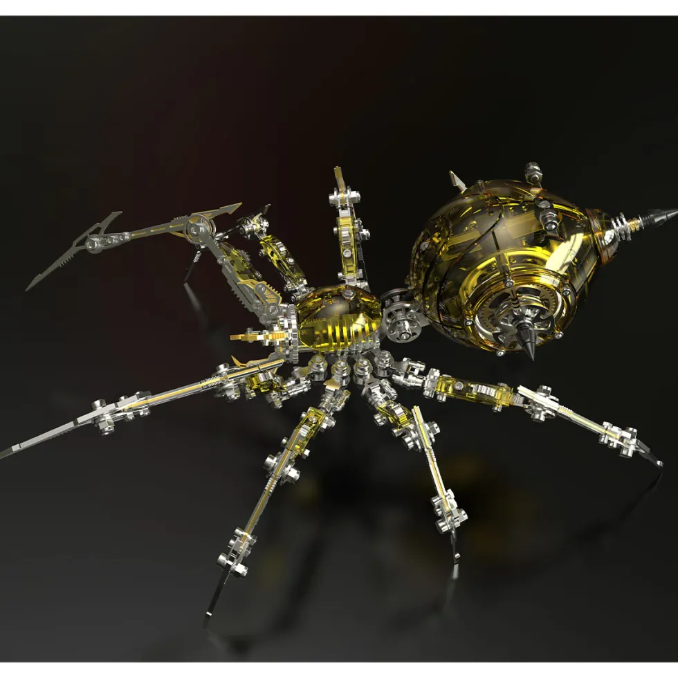 Steampunk Mechanical War Spider 3D Assembly Model Kit – Build Your Own Industrial Arachnid Artillery