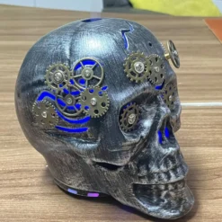 Steampunk Skull Essential Oil Diffuser with LED Night Light