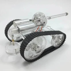 Stirling Engine Battle Tank External Combustion Engine Motor Model - Gift for Collection