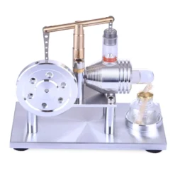 Stirling Engine Model Stainless Steel Balance Stirling Engine Science Experiment Toy - Enginediy