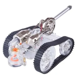 Tank Stirling Engine Car Motor Model External Combustion Engine Toy Gift - Enginediy