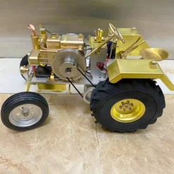 T12 Antique Roller Tractor Model with 1.6cc Mini Horizontal Single-cylinder Water-cooled Gasoline IC Engine