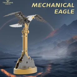 TECHING American Bald Eagle Model Kit - Haliaeetus Leucocephalus with Flying and Flapping Wings
